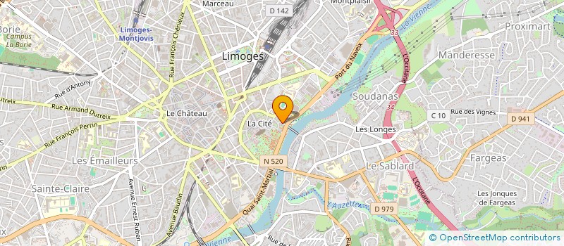 localisation de l'entreprise MONSIEUR ISSIAKA CONDE  LIMOGES