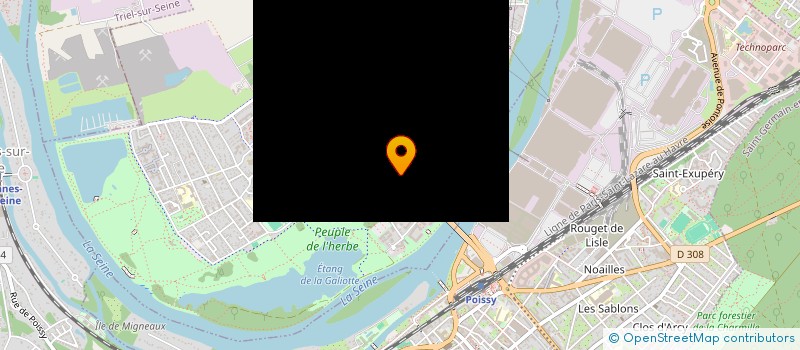 localisation de l'entreprise MONSIEUR ISSIAKA FOFANA  CARRIERES-SOUS-POISSY