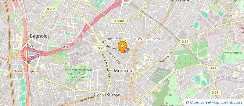 localisation de l'entreprise MONSIEUR ISSIAKA MAIGA à MONTREUIL