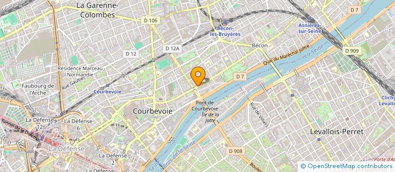 localisation de l'entreprise MONSIEUR ISSIDINE SEMIOU à COURBEVOIE