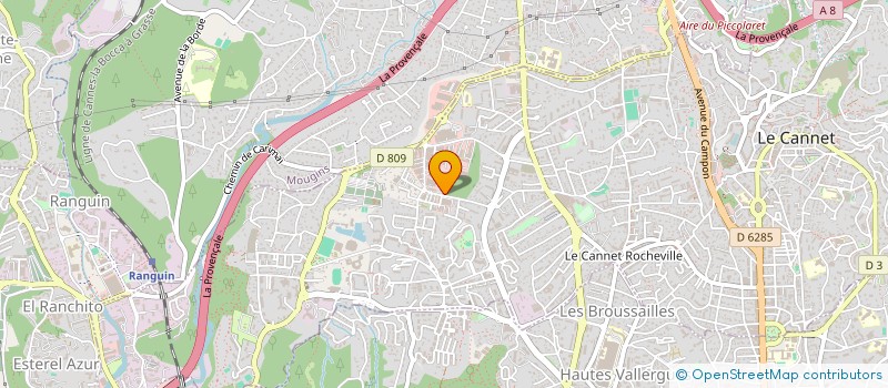 localisation de l'entreprise MONSIEUR ISSIN HAOUECHE à LE CANNET