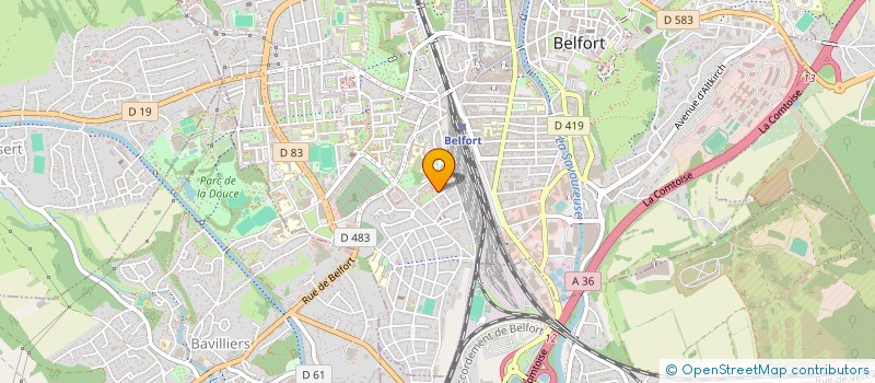 localisation de l'entreprise MONSIEUR ISSOUF DIABY  BELFORT