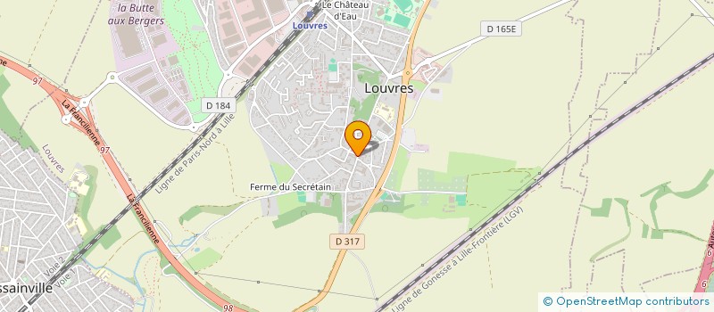 localisation de l'entreprise MONSIEUR ISSOUF SANGARE  LOUVRES