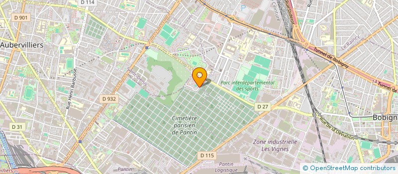 localisation de l'entreprise MONSIEUR ISSOUF SOUMAHORO  PANTIN