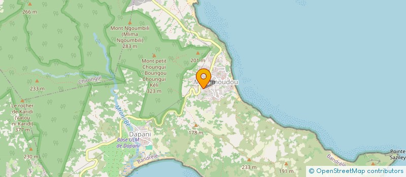localisation de l'entreprise MONSIEUR ISSOUFFE BOURA MIRADJI à BANDRELE