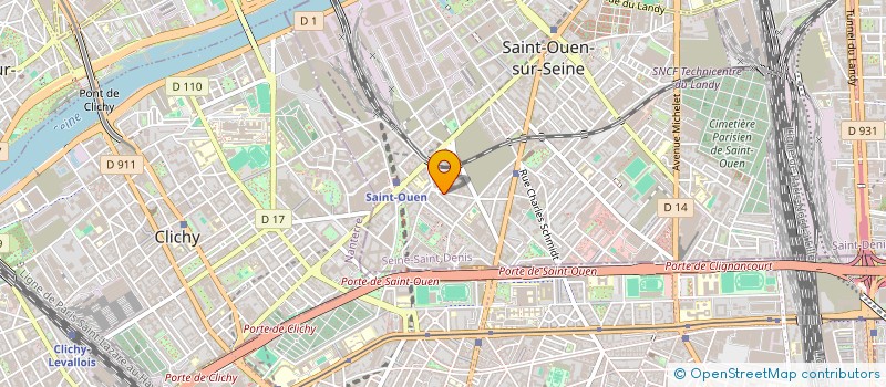 localisation de l'entreprise MONSIEUR ISSOUFFOU FOFANA à SAINT-OUEN-SUR-SEINE