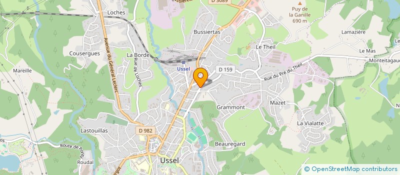 localisation de l'entreprise MONSIEUR ISSOUFOU BALARABE MAHAMAN  USSEL