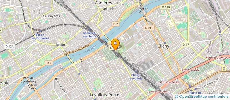 localisation de l'entreprise MONSIEUR ISSUF JIBOLA SALUI à CLICHY