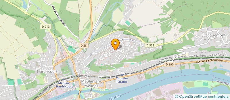 localisation de l'entreprise MONSIEUR ISTRATII DMITRII  MEULAN-EN-YVELINES