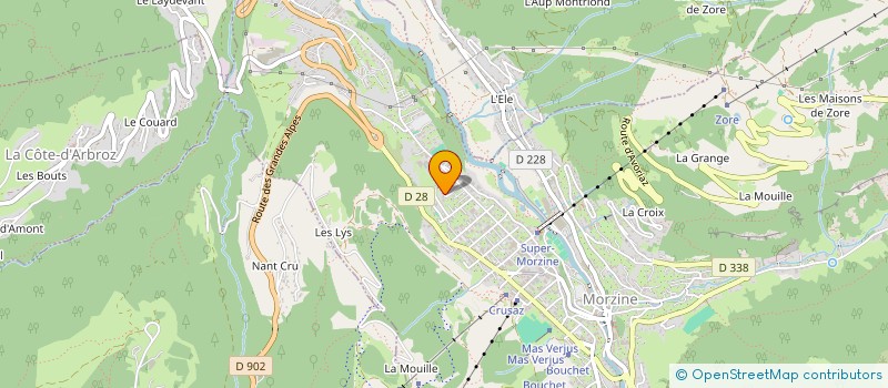 localisation de l'entreprise MONSIEUR ITAI MANOR  MORZINE