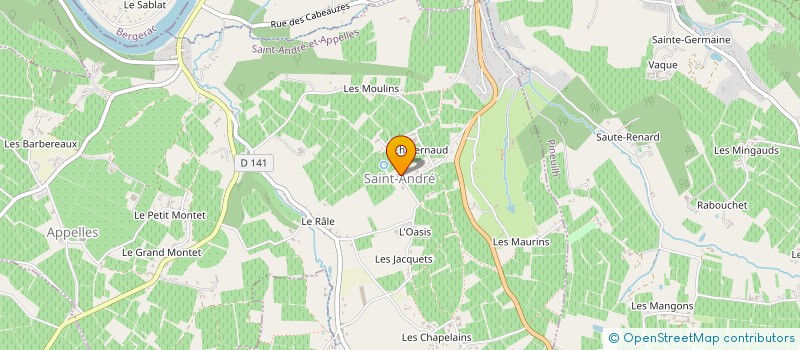 localisation de l'entreprise MONSIEUR ITALINO ZUCCHETTO  SAINT-ANDRE-ET-APPELLES