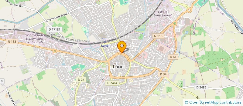 localisation de l'entreprise MONSIEUR ITALO EUCLIDES ZHUNIO CORONEL à LUNEL