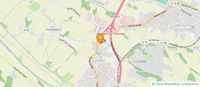 localisation de l'entreprise MONSIEUR ITALO SACCON  MONTASTRUC-LA-CONSEILLERE