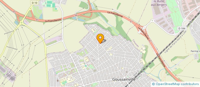 localisation de l'entreprise MONSIEUR ITALUS ARAUJO  GOUSSAINVILLE