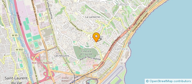 localisation de l'entreprise MONSIEUR ITAMAR TRAJANE LIMA à NICE