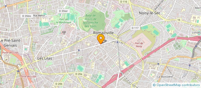 localisation de l'entreprise MONSIEUR ITEB CHAABANI à ROMAINVILLE