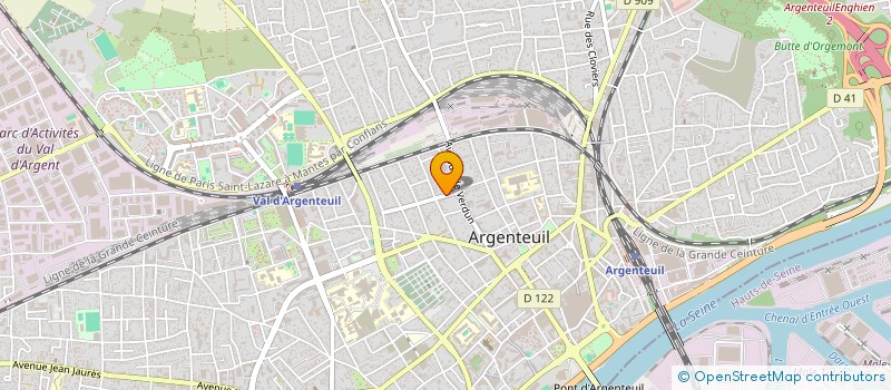 localisation de l'entreprise MONSIEUR ITHALO DA SILVA SOARES  ARGENTEUIL