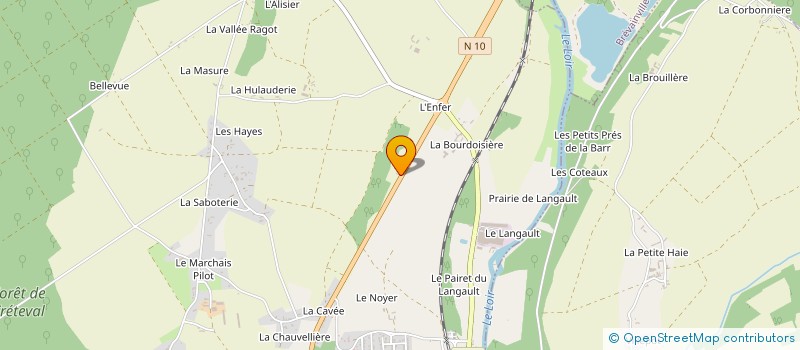 localisation de l'entreprise MONSIEUR ITIJ HAMAMA  SAINT-HILAIRE-LA-GRAVELLE