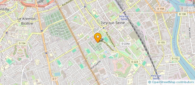 localisation de l'entreprise MONSIEUR IULIAN AZOITEI  IVRY-SUR-SEINE