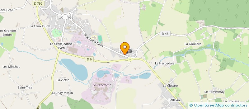 localisation de l'entreprise MONSIEUR IULIAN CALEA  LE MENE