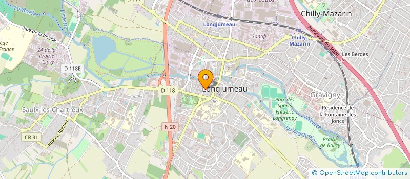 localisation de l'entreprise MONSIEUR IULIAN CIOBANU à LONGJUMEAU