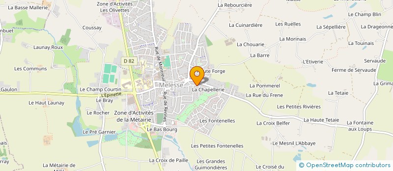 localisation de l'entreprise MONSIEUR IULIAN CRISTEA  LA MEZIERE