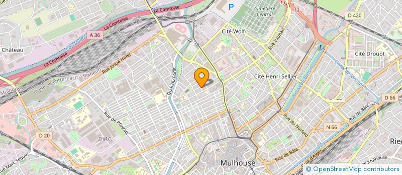 localisation de l'entreprise MONSIEUR IULIAN DONCILA à MULHOUSE