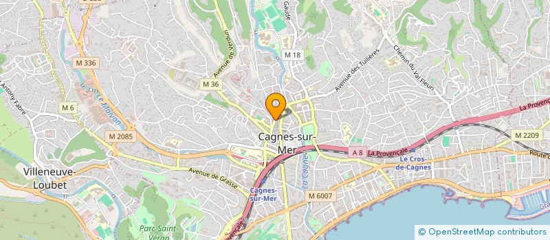 localisation de l'entreprise MONSIEUR IULIAN DRAGOMIRESCU à CAGNES-SUR-MER