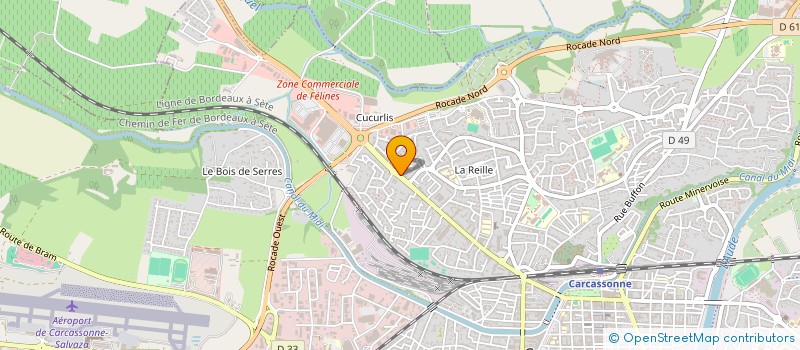 localisation de l'entreprise MONSIEUR IULIAN DUTA à CARCASSONNE