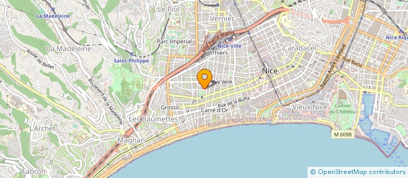 localisation de l'entreprise MONSIEUR IULIAN GORETCHII  NICE