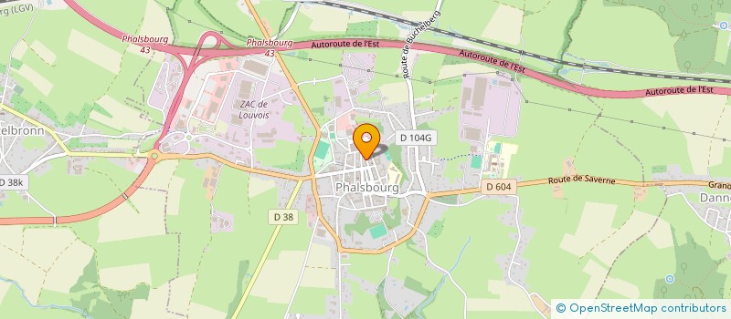 localisation de l'entreprise MONSIEUR IULIAN-NELU PALL  PHALSBOURG