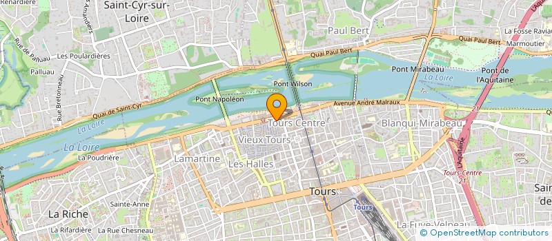 localisation de l'entreprise MONSIEUR IULIAN PITESTEANU  TOURS