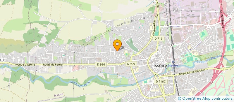 localisation de l'entreprise MONSIEUR IULIAN PROCA  ISSOIRE