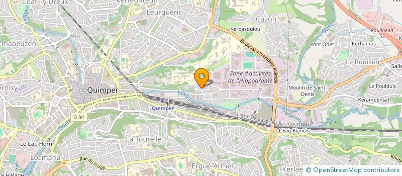 localisation de l'entreprise MONSIEUR IULICA ARSENE à QUIMPER