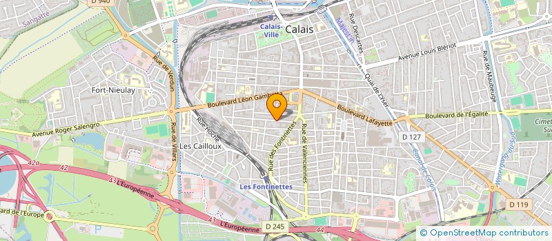 localisation de l'entreprise MONSIEUR IULIU VARZARU  CALAIS