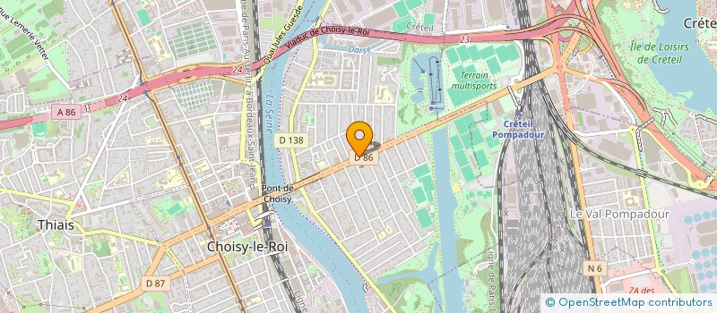 localisation de l'entreprise MONSIEUR IURIE ANDREEV à CHOISY-LE-ROI