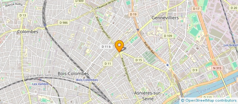 localisation de l'entreprise MONSIEUR IURIE CEBAN à ASNIERES-SUR-SEINE