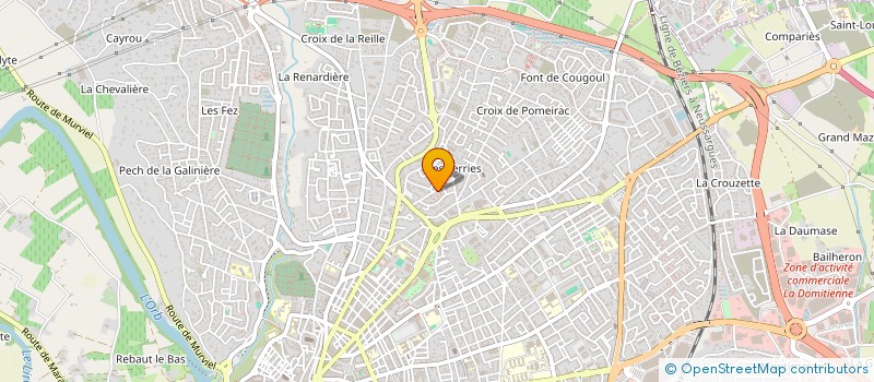 localisation de l'entreprise MONSIEUR IURIE CISLARU  BEZIERS