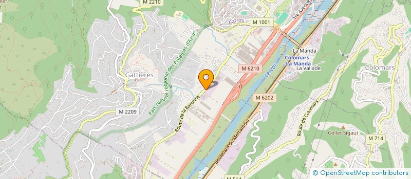 localisation de l'entreprise MONSIEUR IURIE COJOCARI  GATTIERES