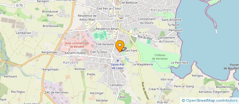 localisation de l'entreprise MONSIEUR IURIE HIRNU  SAINT-POL-DE-LEON