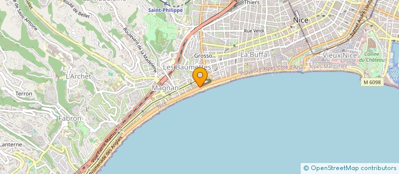localisation de l'entreprise MONSIEUR IURIE IMCIC à NICE