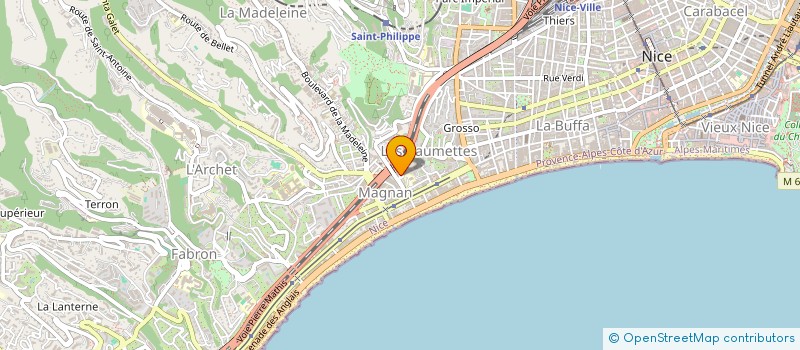 localisation de l'entreprise MONSIEUR IURIE LAZAREV à NICE
