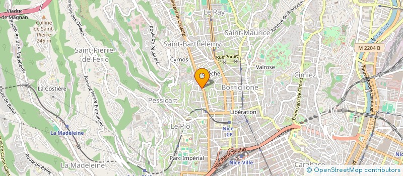 localisation de l'entreprise MONSIEUR IURIE LUCA à NICE