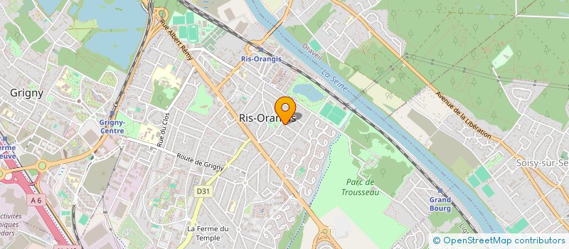 localisation de l'entreprise MONSIEUR IURIE RODICI  RIS-ORANGIS