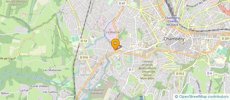 localisation de l'entreprise MONSIEUR IURIE UNTILOV  CHAMBERY