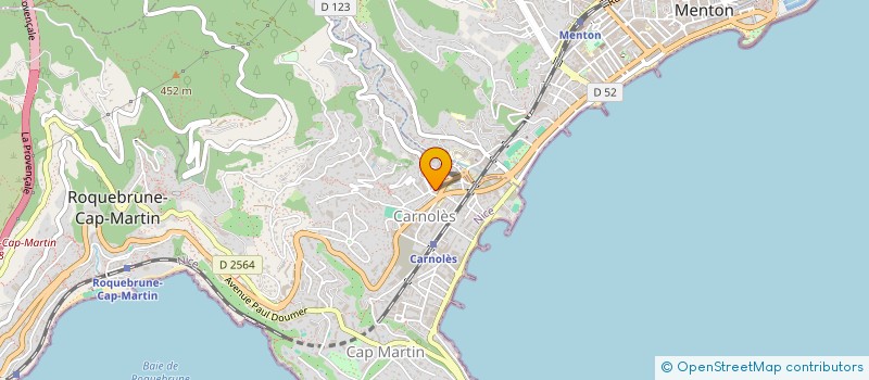 localisation de l'entreprise MONSIEUR IURIE ZAPOROJAN  ROQUEBRUNE-CAP-MARTIN