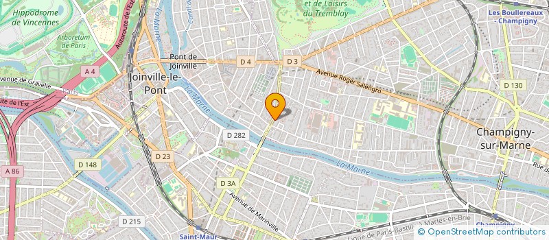 localisation de l'entreprise MONSIEUR IURII BELETEI à CHAMPIGNY-SUR-MARNE