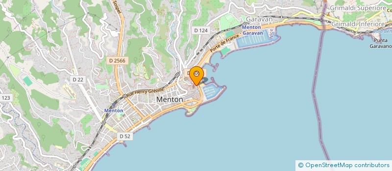 localisation de l'entreprise MONSIEUR IURII KUTLUGILDIN à MENTON