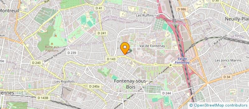 localisation de l'entreprise MONSIEUR IURII POGODYK à FONTENAY-SOUS-BOIS