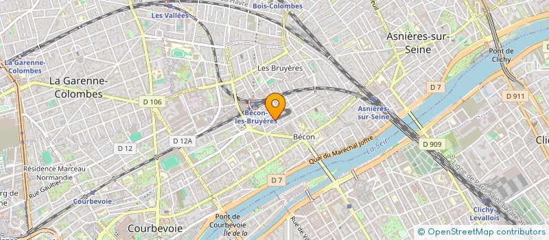localisation de l'entreprise MONSIEUR IVAGLO ZLATAREV à COURBEVOIE
